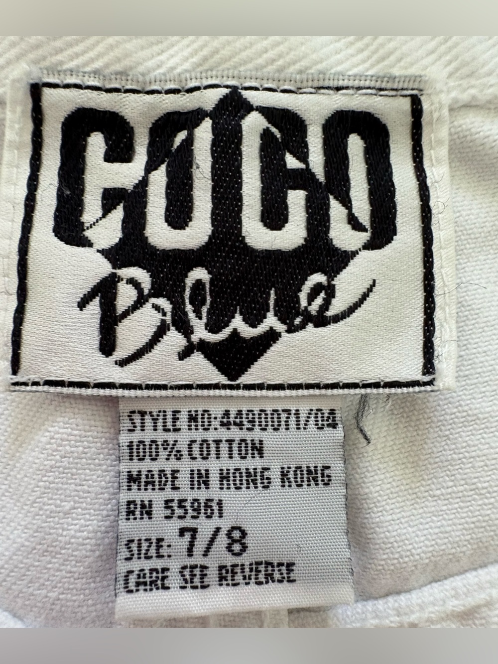 Vintage High-Rise White Denim Shorts for Women - Picture 10 of 12